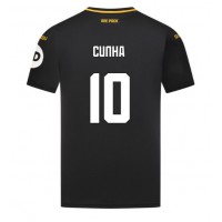 Fotballdrakt Herre Wolves Matheus Cunha #10 Bortedrakt 2024-25 Kortermet